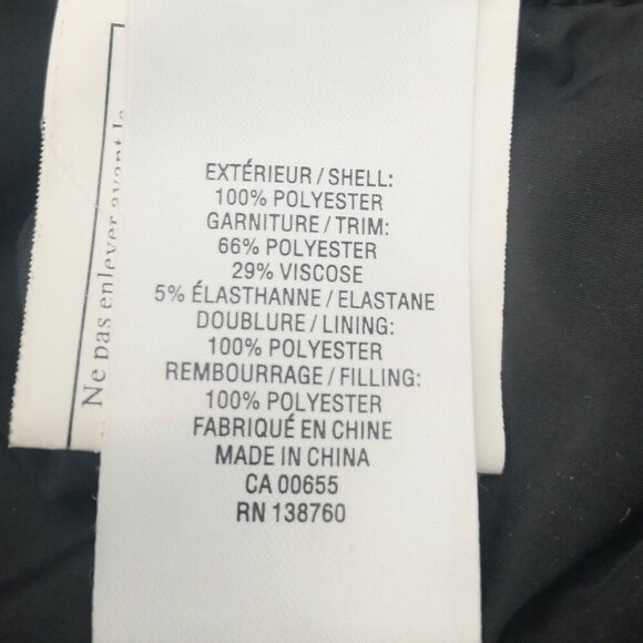 Hyba Ladies Size Medium Black Zipper Closure Hooded Casual / Athletic Jacket - Picture 5 of 11